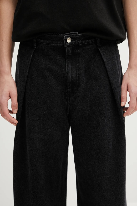 Ader Error jeans Apparel-Bottom black BO42FYJE0102BK