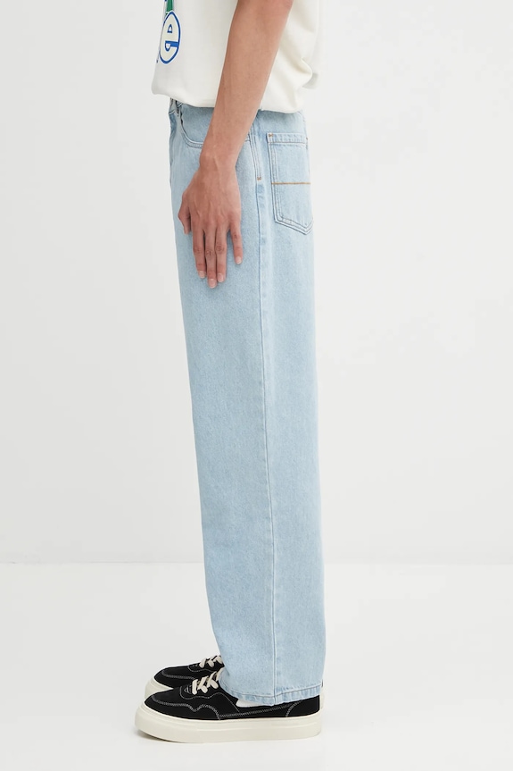 Джинсы Maison Kitsuné Relaxed Denim OM01105WD4009 голубой SS25