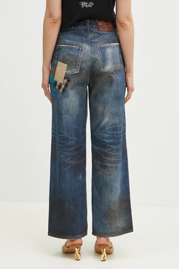 Andersson Bell jeans Patchwork Printed Denim Trompe L`Oeil apa789u