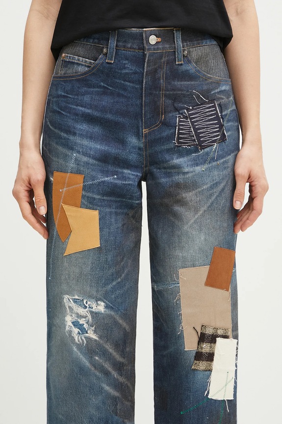 Andersson Bell jeans Patchwork Printed Denim Trompe L`Oeil apa789u