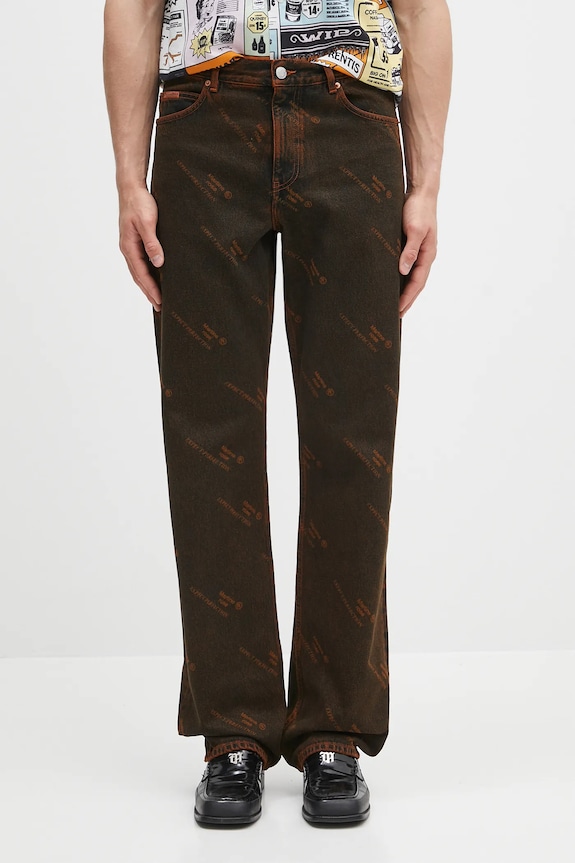 Martine Rose jeansy Relaxed Fit pomarańczowy 229WD06204