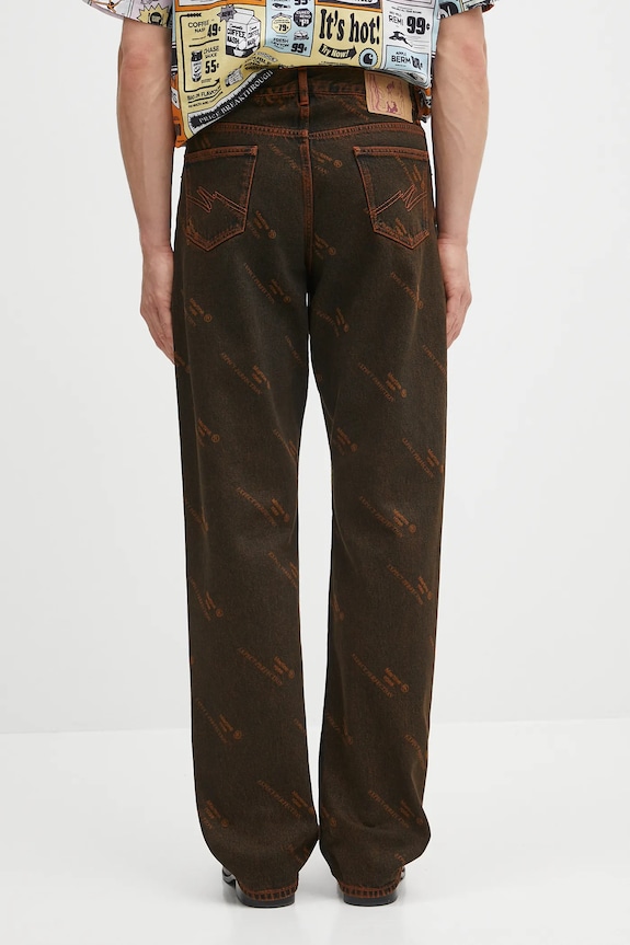 Martine Rose jeansy Relaxed Fit 229WD06204 pomarańczowy