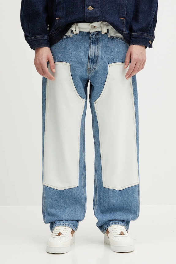 Джинси Aries Patchwork Western Carpenter Jeans блакитний AR3030503