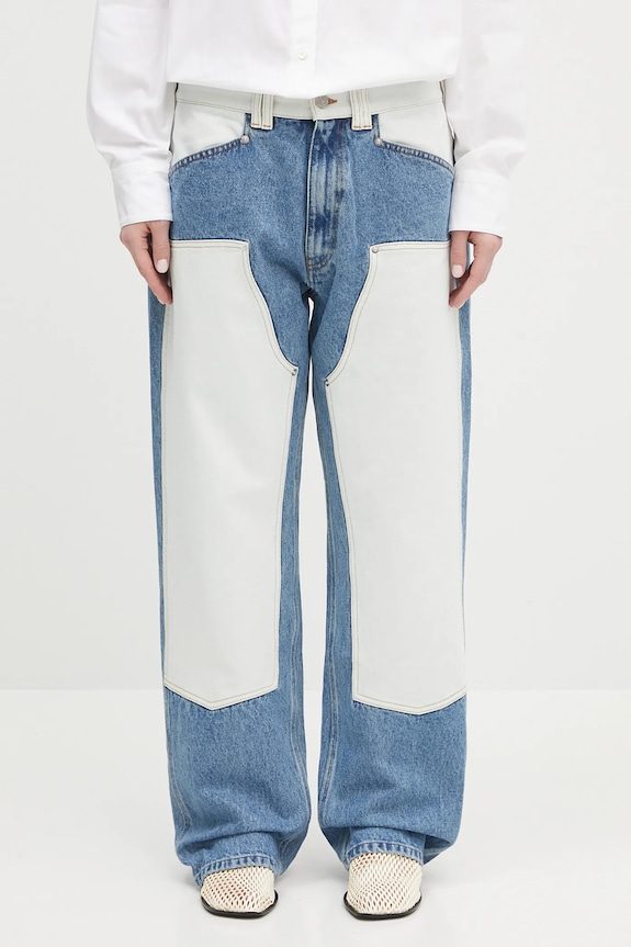 Aries jeans Patchwork Western Carpenter Jeans AR3030503 albastru SS25
