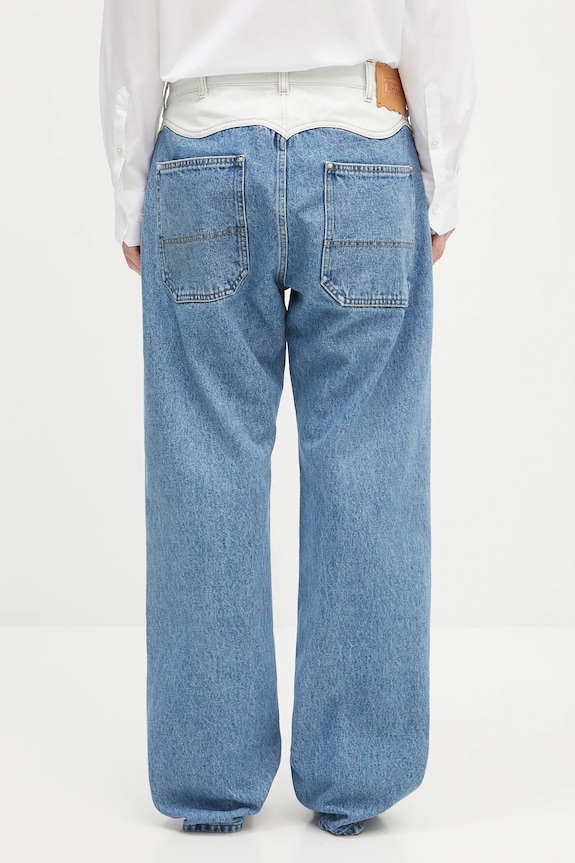 Aries jeans Patchwork Western Carpenter Jeans AR3030503