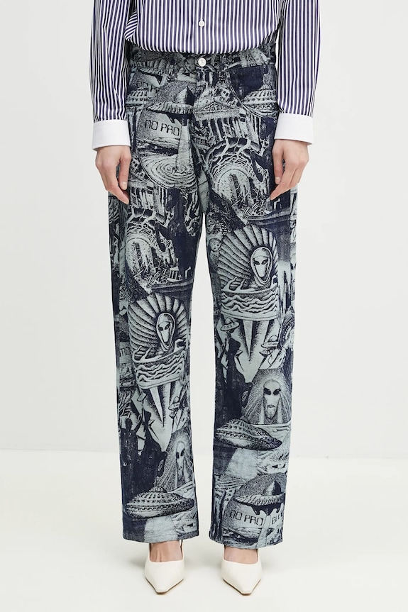 Джинси No Problemo Apocalypse Jacquard Bagi Jean NP3020203 блакитний SS25