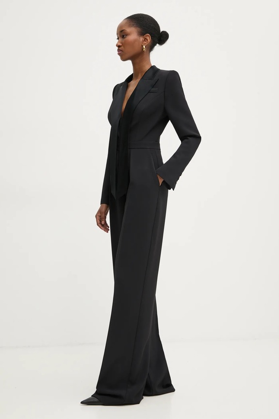 Elisabetta Franchi tuta elegante TU00951E2 nero SS25