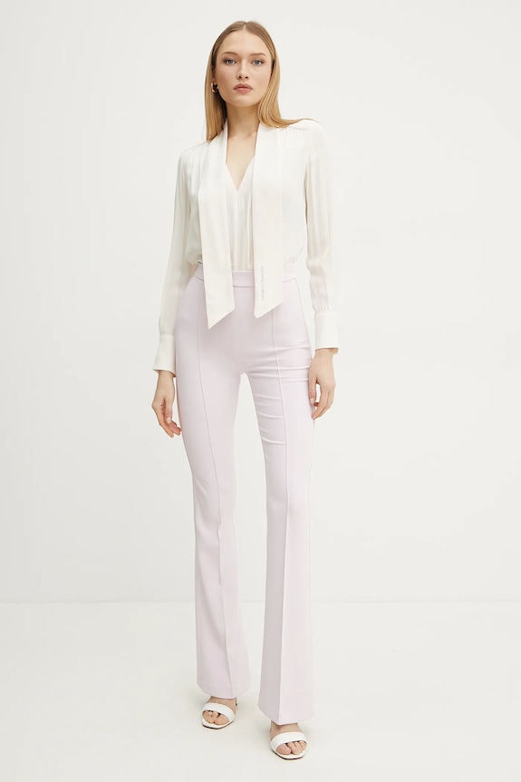Elisabetta Franchi kombinezon z elastanem beżowy TU04251E2