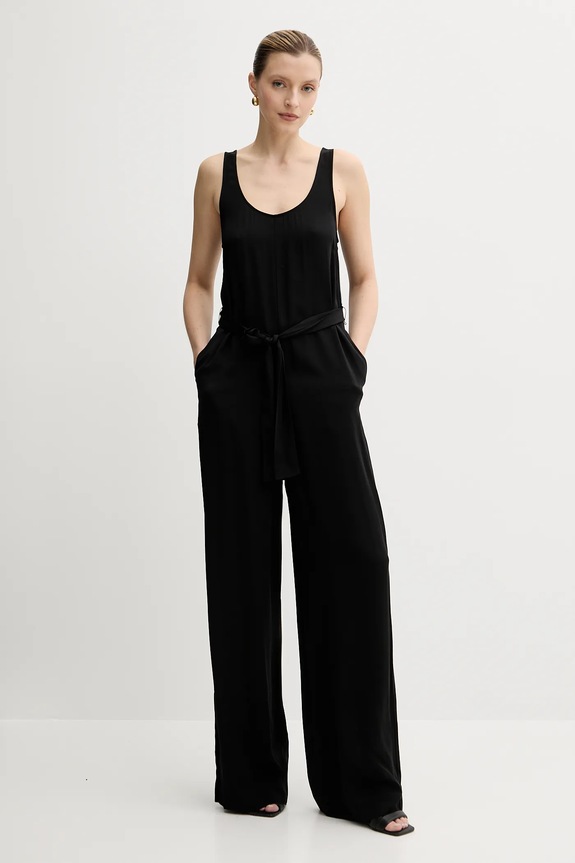 Armani Exchange tuta elegante tessuto nero XW000210.AF12742