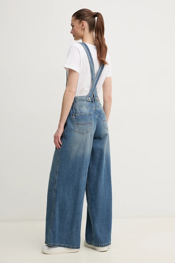 Pepe Jeans ogrodniczki jeansowe SABRINA PL230515 niebieski SS25