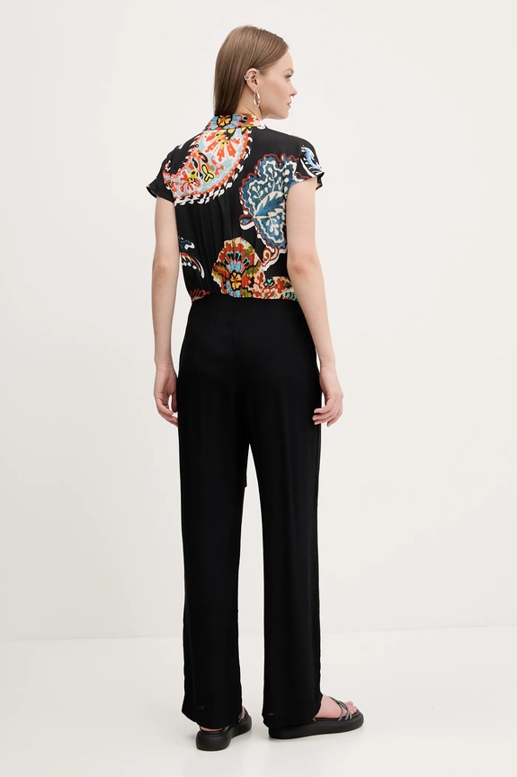 Desigual tuta elegante PAISLEY LACROIX 25SWPW20 nero SS25