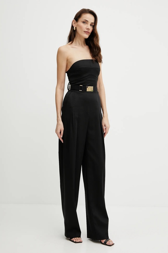 Ολόσωμη φόρμα Elisabetta Franchi TU05152E2 μαύρο SS25