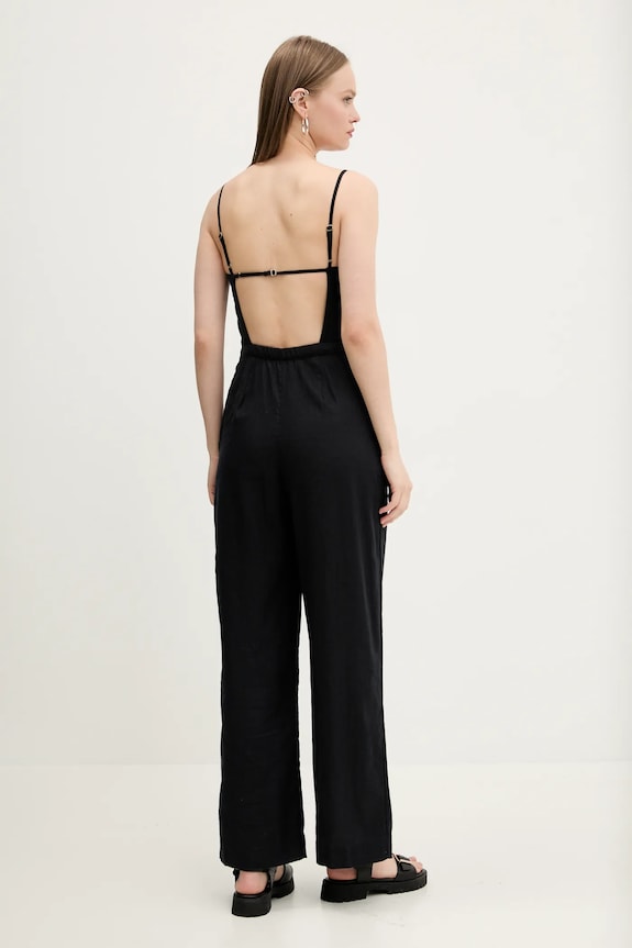 Abbigliamento Abercrombie & Fitch tuta di lino KI159.5546.900 nero