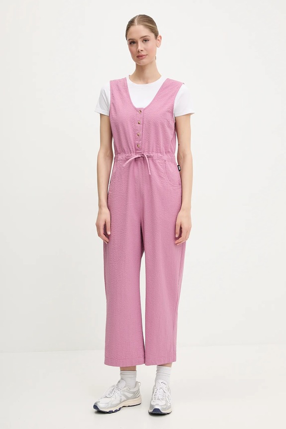 Picture tuta in cotone Trinket tessuto rosa WJJ0098