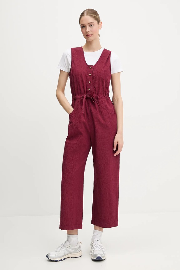 Picture tuta in cotone Trinket WJJ0098 granata SS25