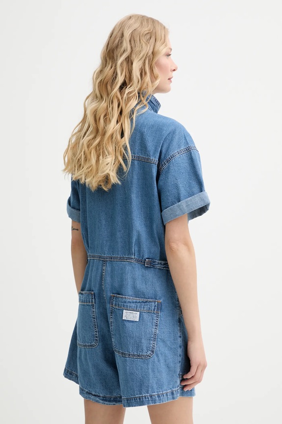 Ρούχα Ολόσωμη φόρμα τζιν Levi's SS SURPLUS ROMPER 001WI μπλε