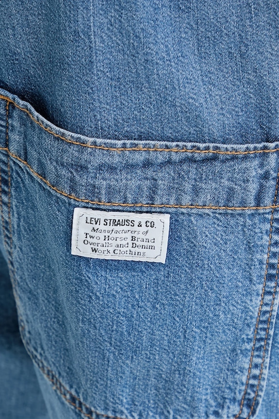 Ολόσωμη φόρμα τζιν Levi's SS SURPLUS ROMPER 001WI μπλε