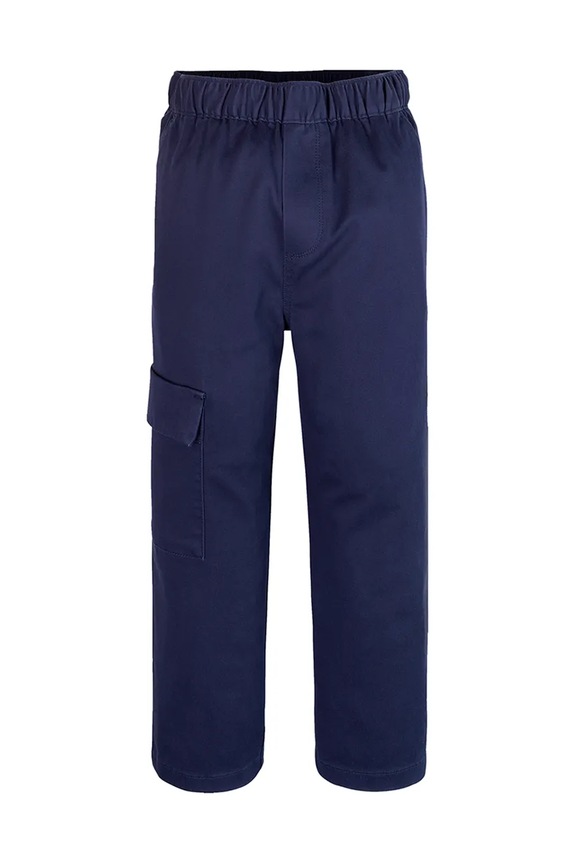 Calvin Klein Jeans pantaloni copii TWILL SKATER CARGO IB0IB02338.PPYA bleumarin SS25