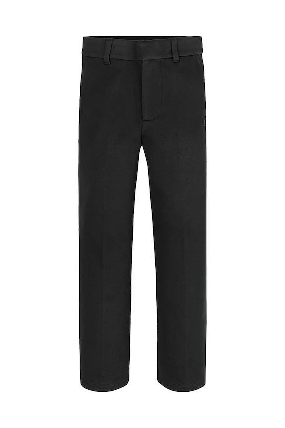 Calvin Klein Jeans pantaloni per bambini TAILORED PUNTO IB0IB02341.PPYA nero SS25