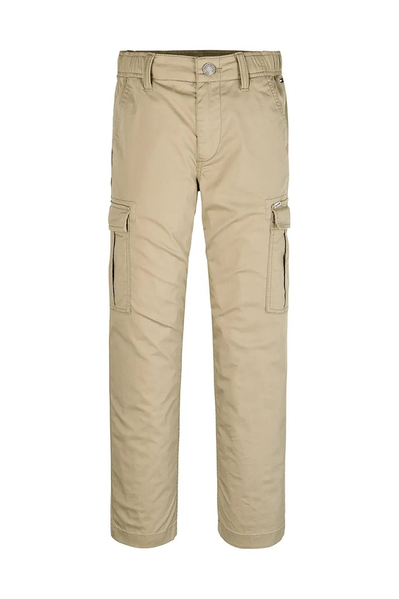 Tommy Hilfiger spodnie dziecięce KB0KB09303.128.176.PPYA beżowy SS25