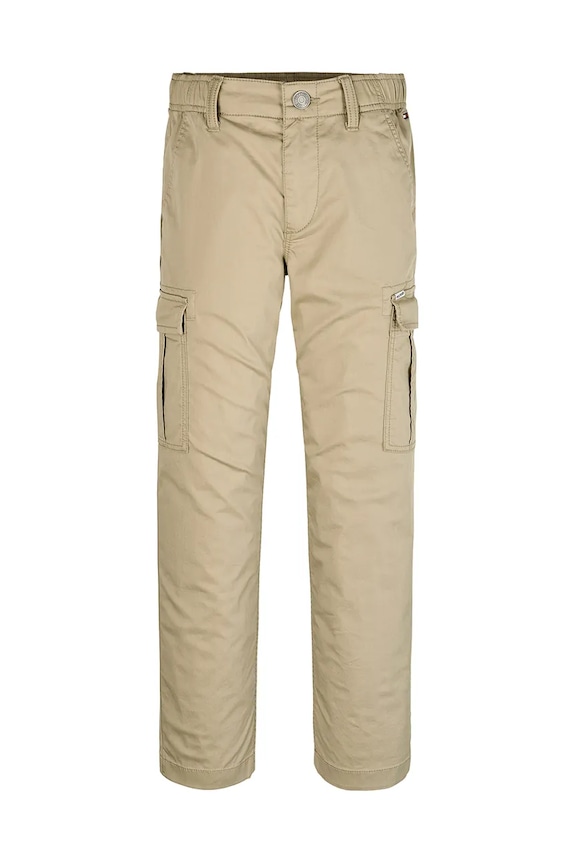 Tommy Hilfiger spodnie dziecięce KB0KB09303.128.176.PPYA beżowy SS25