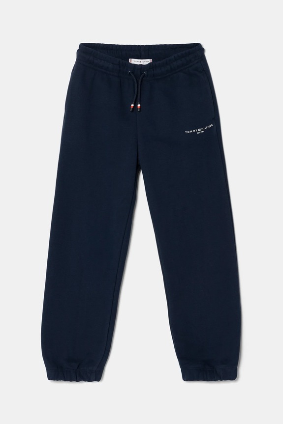 Dětské tepláky Tommy Hilfiger pletenina námořnická modř KS0KS00596.128.176.PPYA