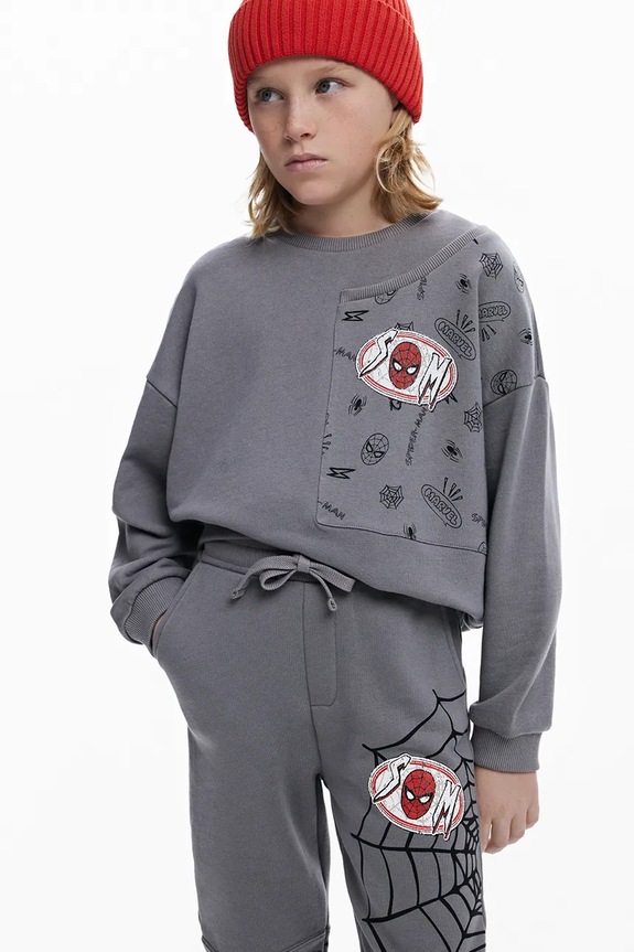 Desigual pantaloni della tuta di cotone 25SBPK01