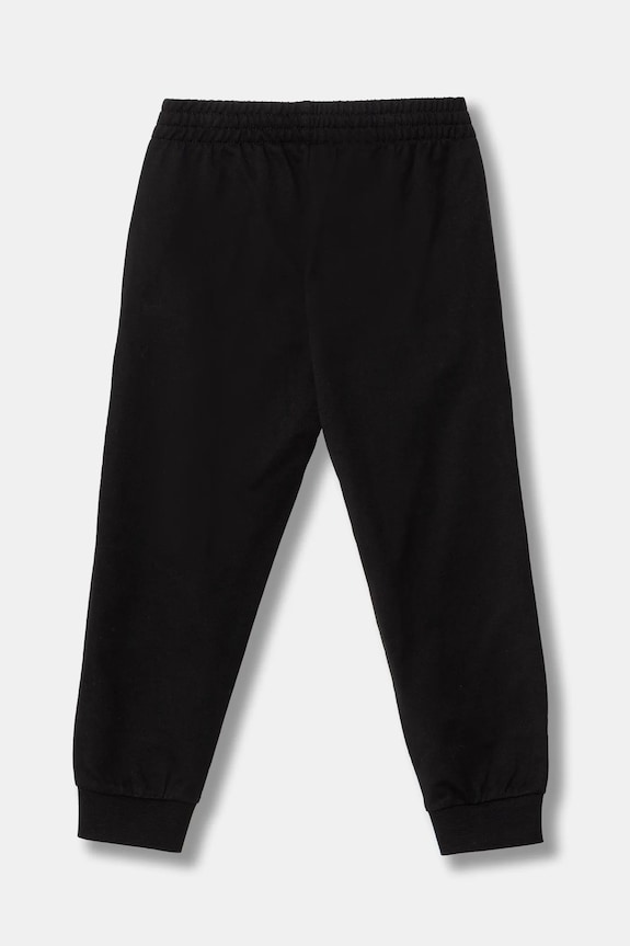 EA7 Emporio Armani pantaloni de trening din bumbac pentru copii 7B000027.AF10380 negru SS26