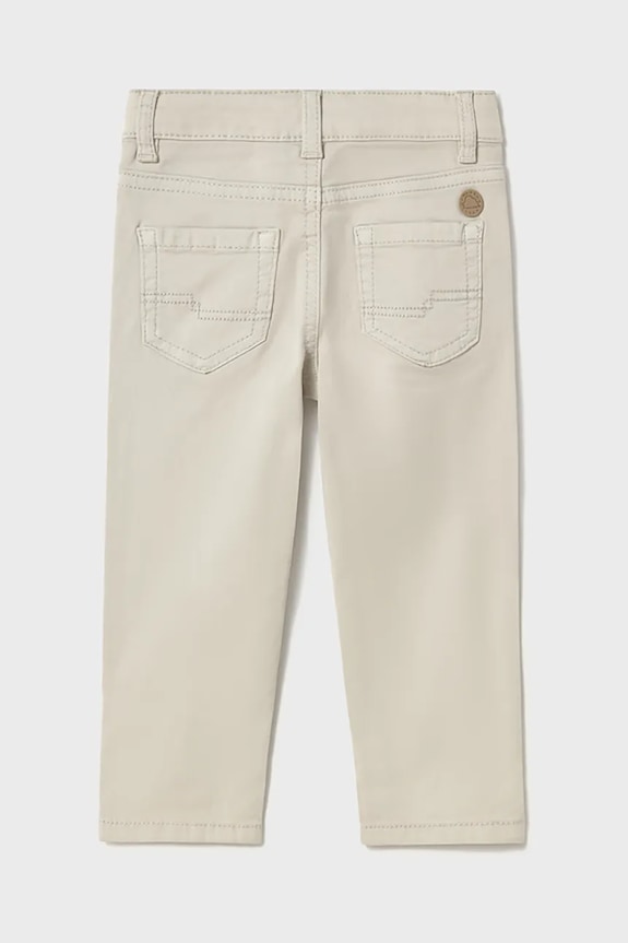 Detské nohavice Mayoral slim fit basic 506.3E.Baby.PPYA sivá SS25