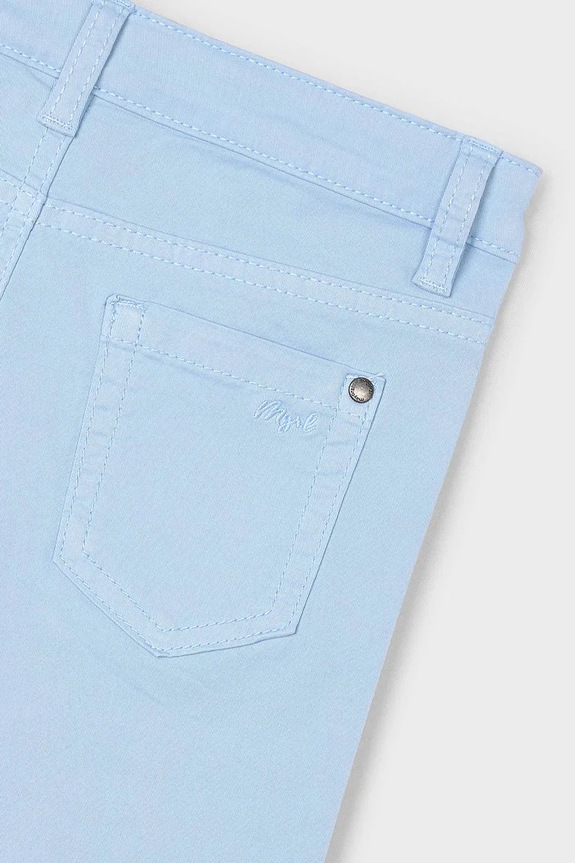 Băieți Mayoral pantaloni copii slim fit basic 509.5E.Mini.PPYA albastru