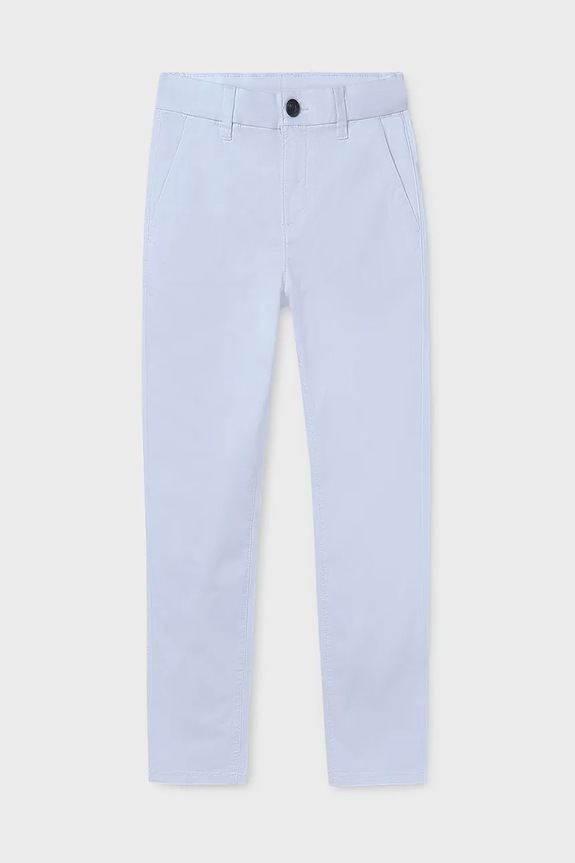 Mayoral pantaloni per bambini tessuto bianco 530.7A.Junior.PPYA