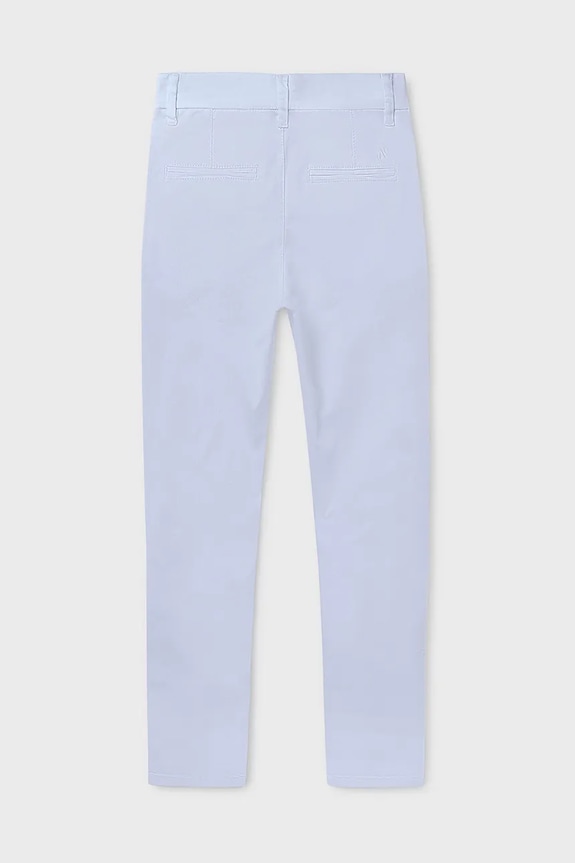 Mayoral pantaloni per bambini 530.7A.Junior.PPYA bianco SS25