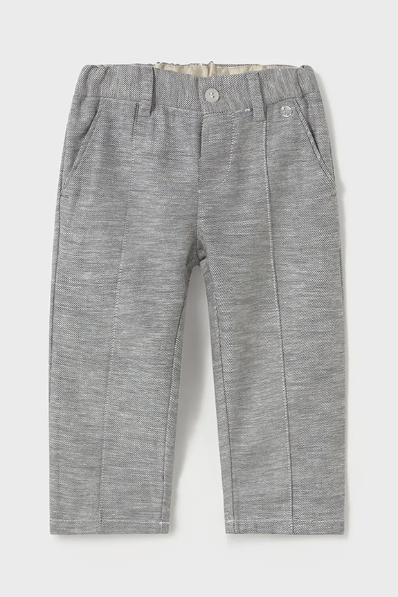 Mayoral pantaloni in cotone neonati maglia grigio 1576.3A.Baby.PPYA