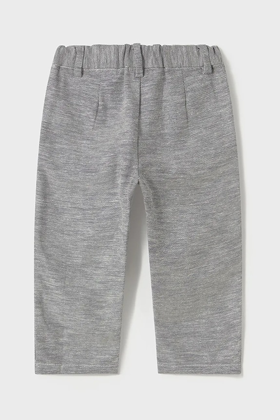 Mayoral pantaloni in cotone neonati 1576.3A.Baby.PPYA grigio SS25