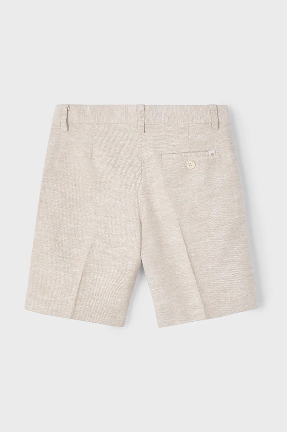 Αγορίστικα Παντελόνι με λινό μείγμα για παιδιά Mayoral 3217.5A.Mini.PPYA μπεζ