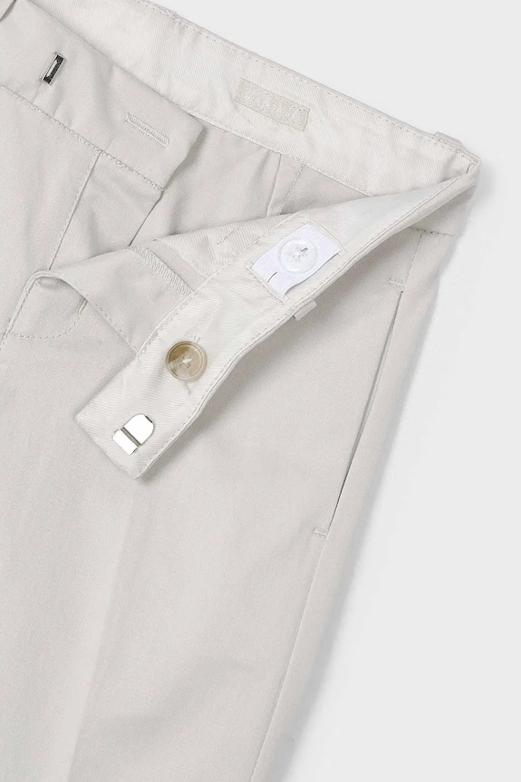 Băieți Mayoral pantaloni copii slim 3565.5C.Mini.PPYA bej