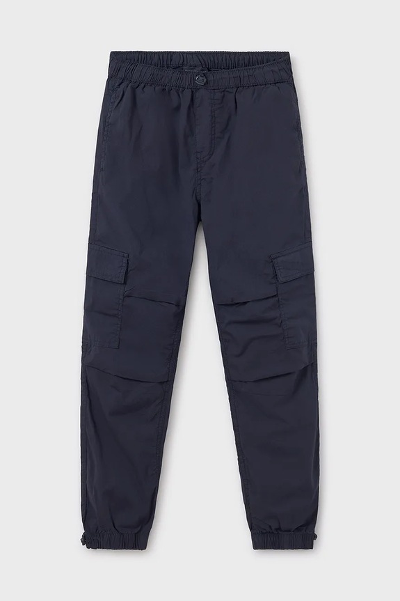 Mayoral pantaloni de trening pentru copii cargo 6529.7F.Junior.PPYA bleumarin SS25