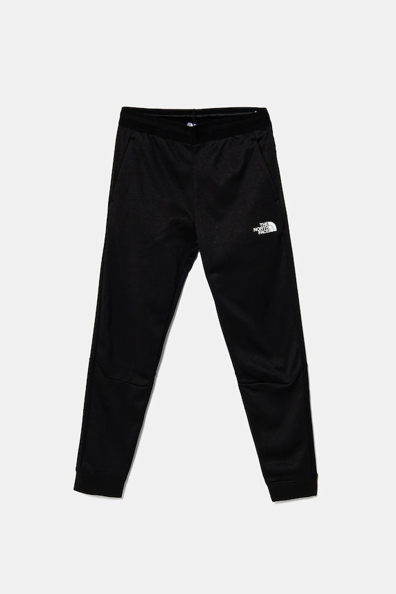 Detské tepláky The North Face MOUNTAIN ATHLETICS JOGGERS pletenina čierna NF0A89HWKY41