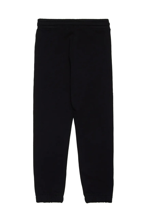 Diesel pantaloni tuta in cotone bambino/a PBASEL TROUSERS J02316 nero SS25