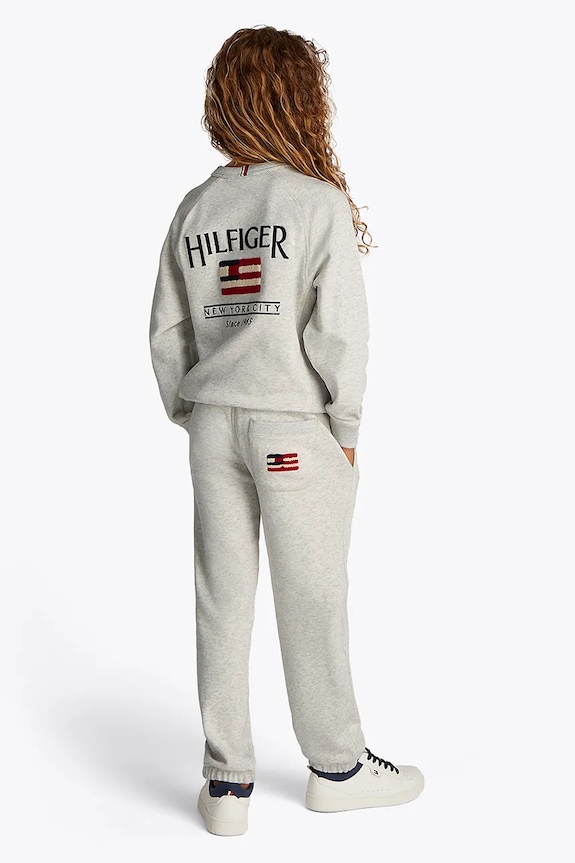Tommy Hilfiger pantaloni de trening pentru copii KB0KB09616.116.122.PPYA alb