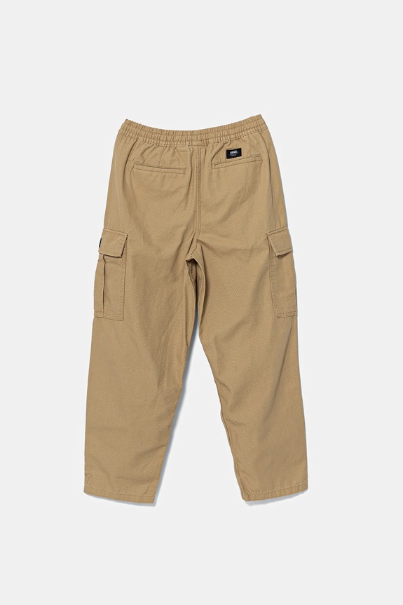 Παιδικό βαμβακερό παντελόνι Vans Range Cargo Baggy Tapered Pant VN000NW44MG1 πράσινο SS25