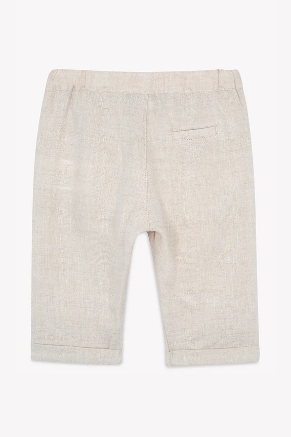 BIMBO Tartine et Chocolat pantaloni in lino per bambini CA22061.104 beige