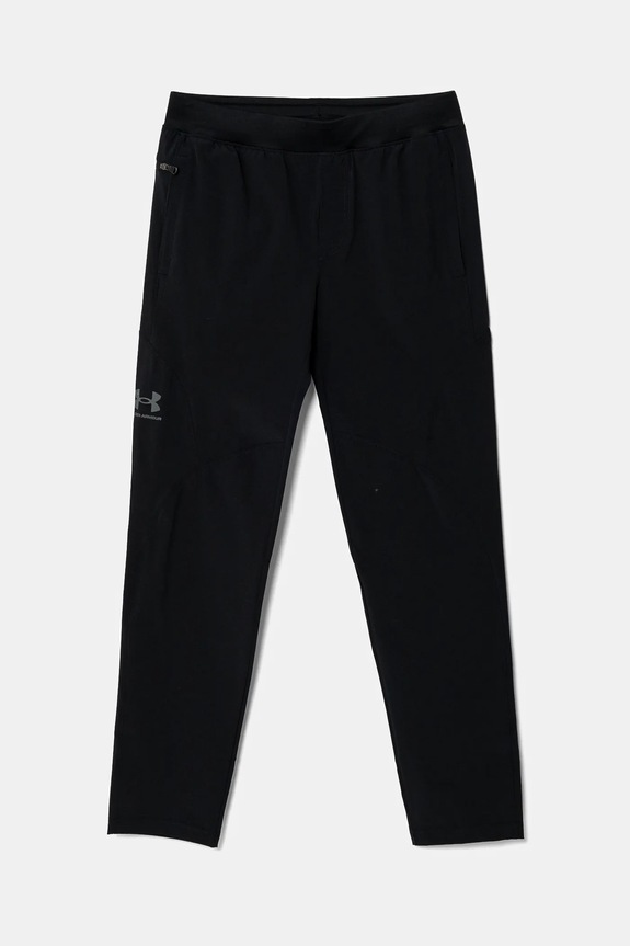 Detské tepláky Under Armour Unstoppable Tapered Pant s elastanom čierna 1373752