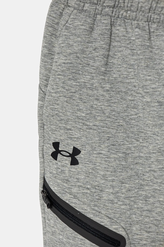 Dječaci Dječji donji dio trenirke Under Armour Unstoppable Flc Jogger 1386689 siva