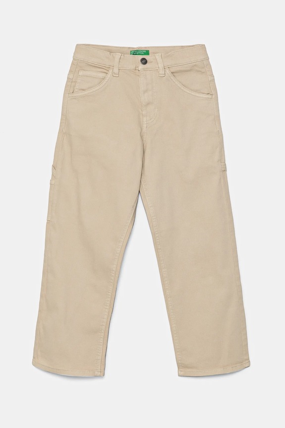 United Colors of Benetton pantaloni copii panza bej 4QNJCE03U.G.Seasonal