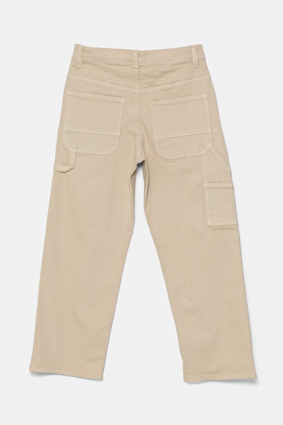 United Colors of Benetton pantaloni copii 4QNJCE03U.G.Seasonal bej SS25