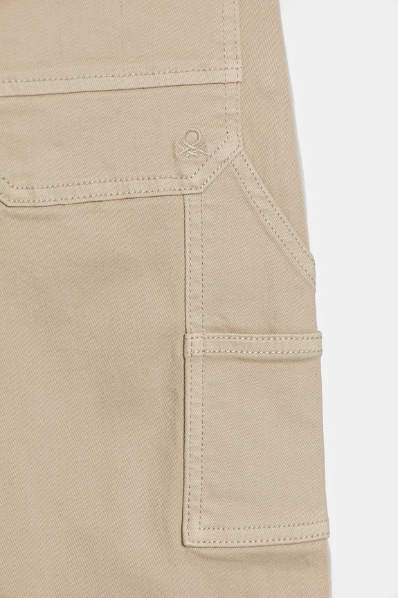 Băieți United Colors of Benetton pantaloni copii 4QNJCE03U.G.Seasonal bej