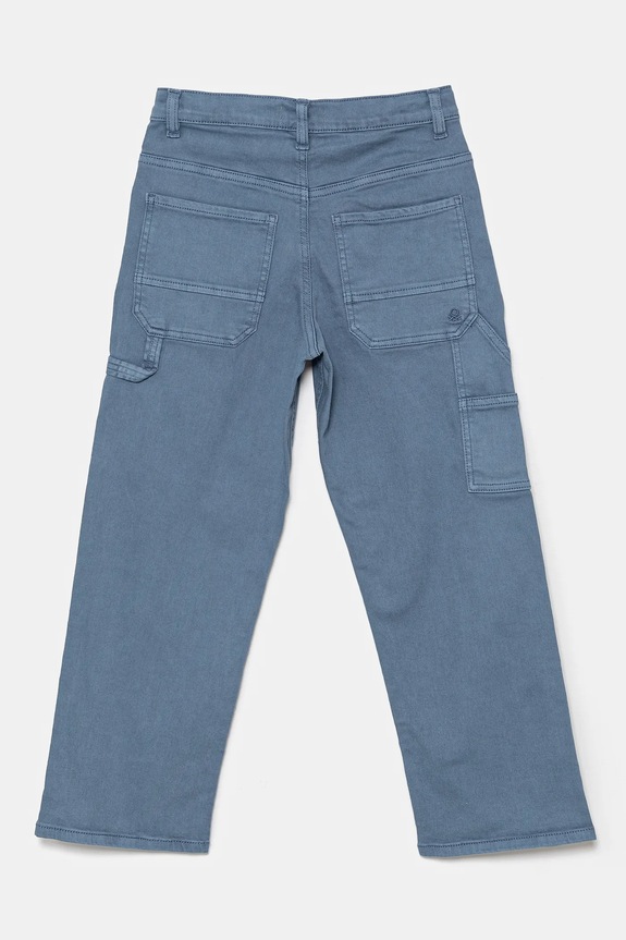 Παιδικό παντελόνι United Colors of Benetton 4QNJCE03U.G.Seasonal μπλε SS25