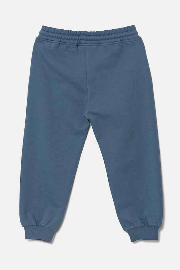 Detské bavlnené tepláky United Colors of Benetton 3UNIGF04L.P.Seasonal modrá SS25