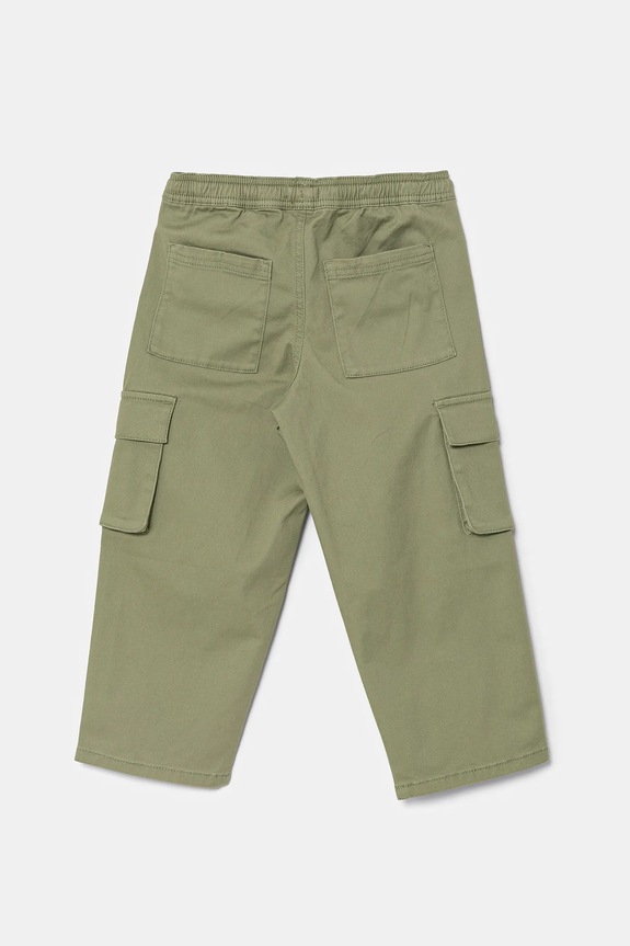 United Colors of Benetton pantaloni copii 4TCGGF02B.P.Seasonal verde SS25
